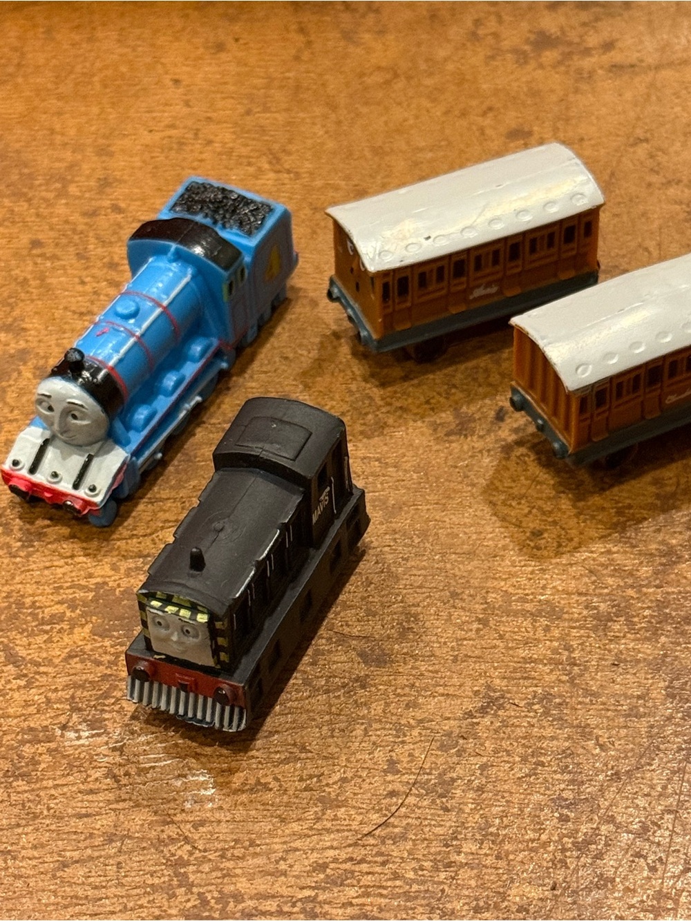 Lot of 4 Rubber Thomas and Friends Trains